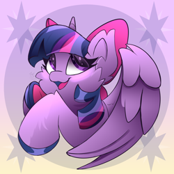 Size: 2500x2500 | Tagged: safe, artist:starcasteclipse, derpibooru import, twilight sparkle, twilight sparkle (alicorn), alicorn, pony, bow, cheek fluff, cute, female, hair bow, happy, mare, open mouth, open smile, smiling, solo, twiabetes, underhoof