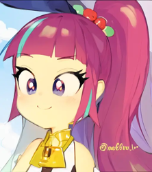 Size: 512x576 | Tagged: safe, artist:luckreza8, derpibooru import, edit, edited screencap, machine learning generated, screencap, sour sweet, human, dance magic, equestria girls, spoiler:eqg specials, anime, background, female, happy, pinegraph