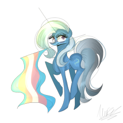 Size: 1280x1280 | Tagged: safe, artist:marzistudios, derpibooru import, trixie, unicorn, eyelashes, female, mouth hold, mouthpiece, pride, pride flag, simple background, solo, transgender pride flag, transparent background