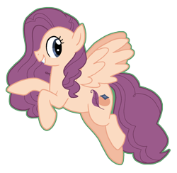 Size: 1569x1533 | Tagged: safe, artist:queertrixie, derpibooru import, oc, oc only, oc:persimmon wings, pegasus, female, magical lesbian spawn, mare, offspring, outline, parent:fluttershy, parent:sugar belle, simple background, solo, transparent background