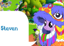 Size: 612x445 | Tagged: safe, derpibooru import, twilight sparkle, pony, clothes, costume, cropped, dialogue, dialogue box, english, female, gameloft, implied steven magnet, lunar new year, mare, meme, mobile game, my little pony: magic princess, official, solo, speech bubble, text, wow! glimmer