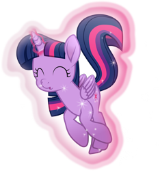 Size: 7004x7478 | Tagged: safe, artist:lincolnbrewsterfan, derpibooru exclusive, derpibooru import, part of a series, part of a set, twilight sparkle, twilight sparkle (alicorn), alicorn, pony, .svg available, ^^, absurd resolution, adorable face, cute, cute face, cute smile, cuteness overload, excited, eyes closed, female, flying, folded wings, glowing, glowing horn, happy, horn, implied moondancer, inkscape, kissy face, levitation, magic, magic aura, mare, multicolored mane, multicolored tail, offscreen character, puckered lips, self-levitation, simple background, striped mane, striped tail, svg, tail, telekinesis, transparent background, twiabetes, vector, whistling, windswept tail, wings