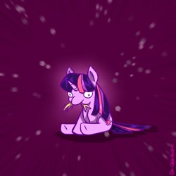 Size: 1000x1000 | Tagged: safe, artist:qweakster, derpibooru import, twilight sparkle, unicorn twilight, pony, unicorn, female, hay, horses doing horse things