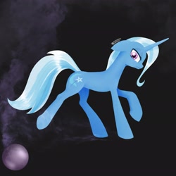 Size: 2048x2048 | Tagged: safe, artist:pleasantlypony, derpibooru import, trixie, pony, unicorn, female, running, solo