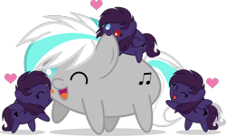 Size: 4340x2617 | Tagged: safe, derpibooru import, oc, oc only, oc:pestyskillengton, oc:silvernote, earth pony, pegasus, pony, cute, female, heart, heterochromia, male, mare, simple background, stallion, transparent background