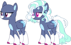 Size: 3762x2376 | Tagged: safe, artist:kurosawakuro, derpibooru import, oc, pegasus, pony, base used, colored wings, female, gradient wings, mare, offspring, parent:limestone pie, parent:zephyr breeze, parents:zephyrstone, simple background, solo, transparent background, wings