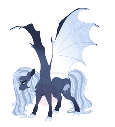 Size: 3700x4100 | Tagged: safe, artist:gigason, derpibooru import, oc, oc:gray cloud, bat pony, pony, female, mare, offspring, parent:rolling thunder, simple background, solo, transparent background