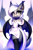 Size: 768x1152 | Tagged: safe, derpibooru import, editor:flitter4935, generator:novelai, generator:stable diffusion, machine learning generated, oc, oc only, oc:misty inkblot, bat pony, semi-anthro, adorable face, arm behind back, bat pony oc, bat wings, clothes, cute, cute little fangs, dress, ear fluff, ears, fangs, female, kneesocks, looking at you, mare, smiling, smiling at you, socks, solo, stockings, thigh highs, wings