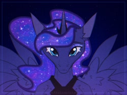 Size: 3800x2850 | Tagged: safe, artist:shylunaart, derpibooru import, princess luna, alicorn, pony, female, solo, text