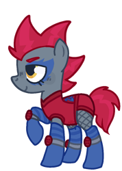 Size: 597x840 | Tagged: safe, derpibooru import, idw, earth pony, pony, friends forever, spoiler:comic, background pony, clothes, comic, mischievous, my little pony: comic, photo, shadowsmack, show accurate, simple background, transparent background