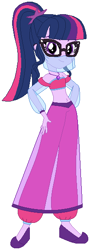 Size: 208x581 | Tagged: safe, artist:elsie1234, derpibooru import, sci-twi, twilight sparkle, human, equestria girls, base used, belly dancer, belly dancer outfit, clothes, dress, female, glasses, midriff, ponytail, simple background, solo, veil, white background