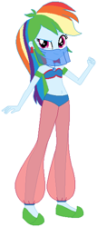 Size: 245x574 | Tagged: safe, artist:elsie1234, derpibooru import, rainbow dash, human, equestria girls, base used, belly dancer, belly dancer outfit, clothes, dress, female, midriff, simple background, singing belly dancing rainbooms, solo, veil, white background