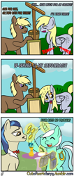 Size: 1280x3024 | Tagged: safe, artist:outofworkderpy, derpibooru import, derpy hooves, lyra heartstrings, pegasus, pony, unicorn, comic:out of work derpy, adorasexy, bow, clothes swap, cute, dialogue, embarrassed, female, flustered, funny, funny as hell, glowing, glowing horn, horn, hungry, l.u.l.s., magic, magic aura, male, mare, sexy, stallion, starving, stomach noise, sweat, telekinesis, yelling