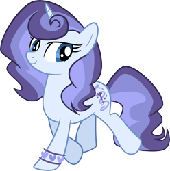 Size: 7889x7938 | Tagged: safe, artist:shootingstarsentry, derpibooru import, oc, oc:darling, pony, female, mare, offspring, parent:fancypants, parent:rarity, parents:raripants, simple background, solo, transparent background