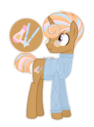 Size: 804x1087 | Tagged: safe, artist:pastelnightyt, derpibooru import, oc, unicorn, base used, clothes, glasses, magical gay spawn, male, offspring, parent:starstreak, parent:trenderhoof, simple background, stallion, sweater, transparent background