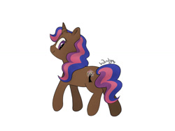 Size: 1024x768 | Tagged: safe, alternate version, artist:thundahblend, derpibooru import, oc, oc only, pony, unicorn, background removed, female, horn, mare, simple background, solo, unicorn oc, white background