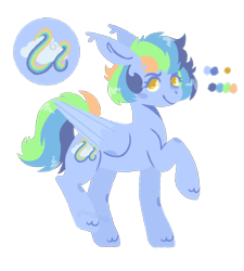 Size: 540x599 | Tagged: safe, artist:wholesomeponies, derpibooru import, oc, oc only, oc:rocket trail, pegasus, cutie mark, ear fluff, ears, female, mare, no pupils, offspring, parent:bow hothoof, parent:windy whistles, parents:windyhoof, pegasus oc, reference sheet, simple background, solo, transparent background, unshorn fetlocks