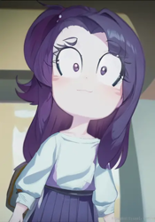 Size: 448x640 | Tagged: safe, derpibooru import, edit, edited screencap, machine learning generated, screencap, rarity, human, dance magic, equestria girls, spoiler:eqg specials, anime, background, female, pinegraph