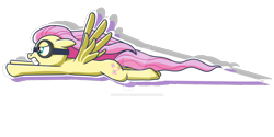 Size: 1024x512 | Tagged: safe, artist:draconis-de-christus, derpibooru import, fluttershy, pegasus, pony, hurricane fluttershy, determination, determined, determined look, flying, goggles, gritted teeth, simple background, solo, teeth, transparent background