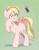 Size: 744x960 | Tagged: safe, artist:shinizavr, derpibooru import, oc, oc only, butterfly, earth pony, pony, bow, chest fluff, ear fluff, ears, female, glasses, gradient background, grin, looking at something, mare, smiling, solo, tail, tail bow