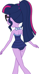 Size: 558x1048 | Tagged: safe, artist:homersimpson1983, derpibooru import, edit, edited screencap, screencap, sci-twi, twilight sparkle, better together, equestria girls, forgotten friendship, background removed, clothes, female, not a vector, one-piece swimsuit, sci-twi swimsuit, simple background, solo, swimsuit, transparent background
