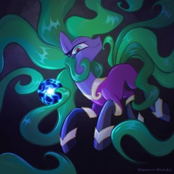 Size: 2048x2048 | Tagged: safe, artist:qwennondeathdie, derpibooru import, mane-iac, pony, female, solo