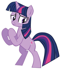 Size: 1280x1571 | Tagged: safe, artist:benpictures1, part of a set, twilight sparkle, unicorn twilight, pony, unicorn, dragon quest, bipedal, cute, female, fighting stance, inkscape, simple background, solo, transparent background, twiabetes, vector