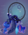 Size: 2500x3100 | Tagged: safe, artist:ske, derpibooru import, princess luna, alicorn, pony, adorable distress, commissioner:shaddar, cute, dream walker luna, dreamcatcher, dreamcaught luna, feather, female, flowing mane, lunabetes, mare, peytral, solo