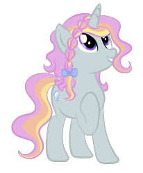 Size: 1349x1638 | Tagged: safe, artist:magicpebbles, derpibooru import, oc, oc:fun fair, pony, unicorn, base used, female, hoof on chest, horn, looking up, mare, simple background, smiling, solo, transparent background, unicorn oc