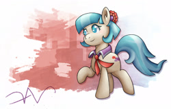 Size: 2200x1400 | Tagged: safe, artist:swasfews, derpibooru import, coco pommel, earth pony, solo