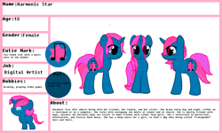 Size: 1287x772 | Tagged: safe, artist:harmonicdreemur1308, derpibooru import, oc, oc only, pony, unicorn, female, horn, mare, reference sheet, unicorn oc