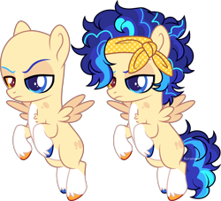 Size: 2760x2505 | Tagged: safe, artist:kurosawakuro, derpibooru import, oc, oc only, pegasus, pony, base used, colt, duality, eyebrows, flying, foal, frown, heterochromia, high res, magical gay spawn, male, offspring, parent:flash sentry, parent:shining armor, parents:shiningsentry, pegasus oc, signature, simple background, solo, spread wings, transparent background, unnamed oc, wings