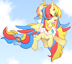 Size: 3078x2736 | Tagged: safe, derpibooru import, alicorn, fly, insect, pony, base used, flying, simple background, sun