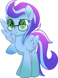 Size: 717x964 | Tagged: safe, artist:homeshine, artist:lincolnbrewsterfan, derpibooru exclusive, derpibooru import, oc, oc only, oc:homeshine, pegasus, pony, my little pony: the movie, rainbow roadtrip, .svg available, cute, cute face, cute smile, female, folded wings, gift art, glasses, gradient hooves, gradient mane, gradient tail, green eyes, happy, highlights, hoof heart, inkscape, interpretation, looking at you, mare, movie accurate, ocbetes, one wing out, pegasus oc, present, shading, simple background, smiling, smiling at you, solo, special, spread wings, svg, tail, transparent background, two toned mane, two toned tail, underhoof, vector, wings
