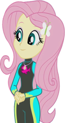 Size: 1332x2520 | Tagged: safe, artist:homersimpson1983, derpibooru import, edit, edited screencap, screencap, fluttershy, equestria girls, equestria girls series, unsolved selfie mysteries, background removed, clothes, female, fluttershy's wetsuit, legs together, not a vector, simple background, solo, swimsuit, transparent background, wetsuit