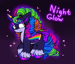 Size: 1822x1569 | Tagged: safe, artist:sidruni, derpibooru import, oc, oc only, oc:night glow, pony, unicorn, horn, solo, unicorn oc, unshorn fetlocks