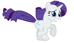 Size: 1280x738 | Tagged: safe, artist:benpictures1, part of a set, rarity, pony, unicorn, dragon quest, cute, female, gritted teeth, inkscape, raribetes, running, scared, simple background, solo, teeth, transparent background, vector