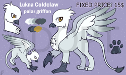 Size: 1822x1084 | Tagged: safe, artist:tigra0118, derpibooru import, oc, griffon, adoptable, male, reference sheet, solo