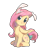 Size: 1471x1558 | Tagged: safe, artist:酒饼叶, derpibooru import, fluttershy, pegasus, pony, blushing, bow, bunny ears, bunnyshy, cute, eye clipping through hair, female, looking at you, mare, simple background, sitting, smiling, smiling at you, solo, tail, tail bow, transparent background, weapons-grade cute