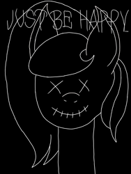 Size: 3456x4608 | Tagged: safe, artist:script singer, derpibooru import, oc, oc:script singer, earth pony, pony, black and white, earth pony oc, grayscale, monochrome, vent art