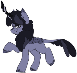 Size: 1216x1156 | Tagged: safe, artist:brainiac, derpibooru import, oc, oc only, kirin, female, kirin oc, limited palette, mare, simple background, solo, transparent background, unnamed oc