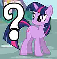 Size: 1000x1030 | Tagged: safe, derpibooru import, twilight sparkle, unicorn twilight, unicorn, meme, needs more jpeg, question mark, reaction image