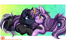 Size: 3004x1844 | Tagged: safe, artist:pridark, derpibooru import, oc, oc only, bat pony, pony, unicorn, horn, unicorn oc