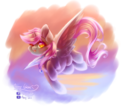 Size: 2583x2321 | Tagged: safe, artist:prettyshinegp, derpibooru import, oc, oc only, alicorn, pony, :p, alicorn oc, female, horn, jewelry, mare, necklace, one eye closed, raised hoof, raised leg, simple background, solo, tongue, tongue out, transparent background, wings, wink