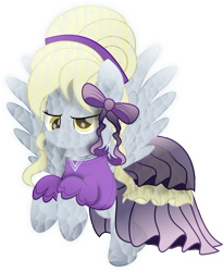 Size: 8544x10404 | Tagged: safe, artist:lincolnbrewsterfan, artist:styroponyworks, derpibooru import, derpy hooves, crystal pony, pegasus, pony, my little pony: the movie, .svg available, absurd resolution, alternate hairstyle, alternate tailstyle, amber eyes, bow, clothes, crystalline, crystallized, crystallized pony, curly hair, curly mane, cute, cute face, cute smile, derp, derpabetes, dress, female, flying, frills, frilly dress, glowing, golden eyes, hair bow, hair bun, hairband, hoof heart, inkscape, inspired by a featured image, inspired by another artist, jewelry, looking at you, mare, movie accurate, necklace, open mouth, purple, raised hoof, raised leg, ribbon, ribbon tail, see-through, see-through skirt, shiny, simple background, skirt, smiling, smiling at you, solo, spread wings, svg, tail, texture, translucent belly, translucent mane, transparent, transparent background, transparent belly, transparent flesh, transparent mane, transparent wings, triangle, underhoof, vector, wings