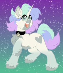 Size: 4912x5696 | Tagged: safe, artist:crazysketch101, derpibooru import, oc, oc only, oc:lyra snowheart, pony, unicorn, gradient background, horn, solo, unicorn oc