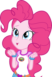 Size: 3000x4388 | Tagged: safe, artist:cloudyglow, derpibooru import, pinkie pie, equestria girls, legend of everfree, .ai available, simple background, solo, transparent background, vector