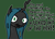 Size: 2048x1455 | Tagged: safe, artist:ewoudcponies, derpibooru import, queen chrysalis, changeling, changeling queen, female, green background, rickroll, simple background, solo