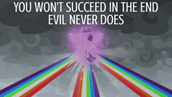 Size: 1920x1080 | Tagged: safe, derpibooru import, edit, edited screencap, editor:quoterific, screencap, twilight sparkle, twilight sparkle (alicorn), alicorn, the ending of the end, doctor who, eyes closed, solo