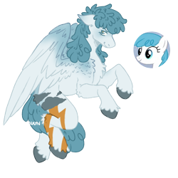 Size: 1000x1000 | Tagged: safe, artist:kazmuun, derpibooru import, lightning bolt, white lightning, pegasus, pony, chest fluff, female, mare, name, redesign, signature, simple background, smiling, solo, transparent background, unshorn fetlocks